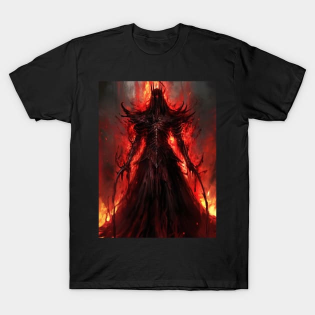 Unbegotten Deity of Fire T-Shirt by Geek Culture